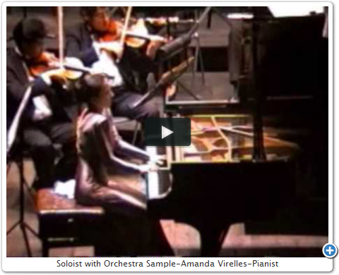 Soloist with Orchestra Sample-Amanda Virelles-Pianist